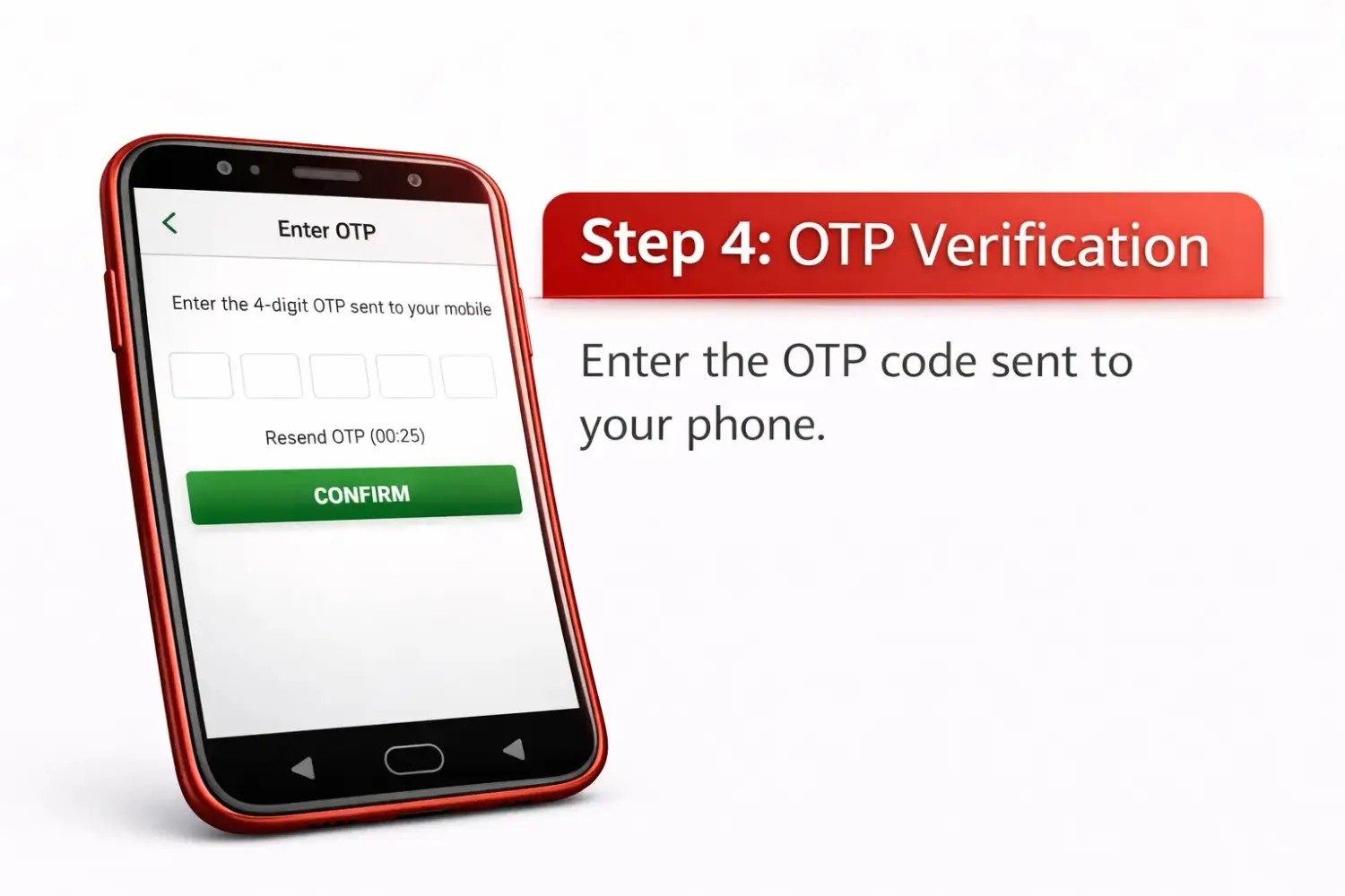 OTP Verification on 788 Win Mobile – Step 4 Registration Process